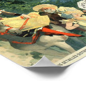 Auvergne Vichy Royat, Vintage französische Werbeag Poster (Ecke)