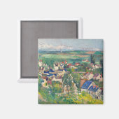 Auvers, Panoramablick von Paul Cézanne Magnet (Vorderseite/Rückseite)