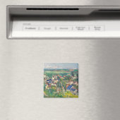 Auvers, Panoramablick von Paul Cézanne Magnet (In Situ (Geschirrspüler))