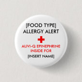 Auvi-Q innerhalb des Knopfes Button (Vorderseite)