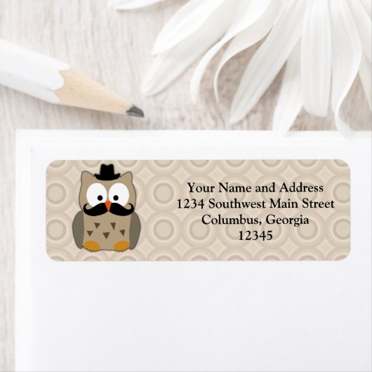 Auwl mit Mustache und Hut (Insitu)