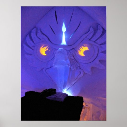 Auwl Room, Hotel de Glace, Quebec, Kanada Poster (Vorne)