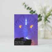 Auwl Room, Hotel de Glace, Quebec, Kanada Postkarte (Stehend Vorderseite)