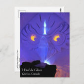 Auwl Room, Hotel de Glace, Quebec, Kanada Postkarte (Vorne/Hinten)