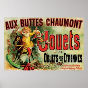 Aux Buttes Chaumont Friends PUBLIK DOMAIN Poster