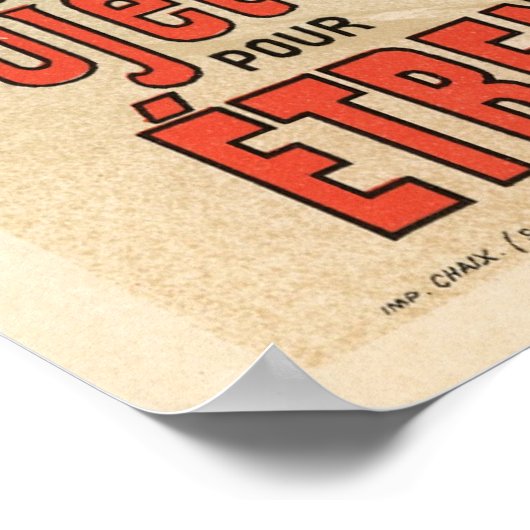 Aux Buttes Chaumont Poster (Ecke)