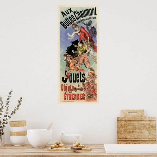 Aux Buttes Chaumont Poster (Küche)