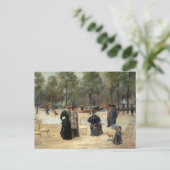 Aux Champs-Élysées | Louis Abel-Truchet Postkarte (Stehend Vorderseite)