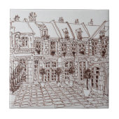 Aux Oignons, Altstadt| Lille, Frankreich Fliese (Vorderseite)