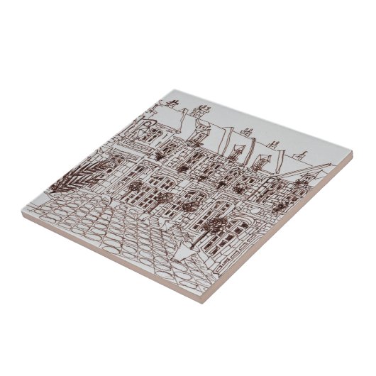 Aux Oignons, Altstadt| Lille, Frankreich Fliese (Seite)