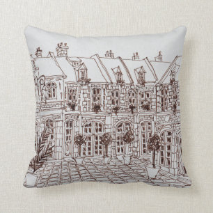 Aux Oignons, Altstadt  Lille, Frankreich Kissen