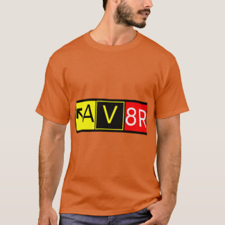AV8R Aviator Flughafen Wegweiser Luftfahrt für Avi T-Shirt