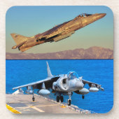 AV-8B HARRIER II GETRÄNKEUNTERSETZER (Vorderseite)