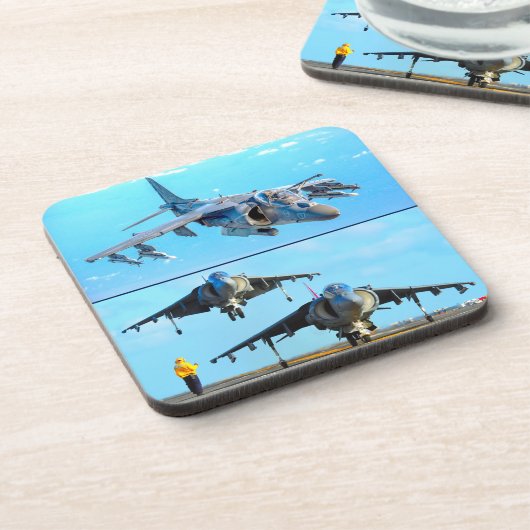 AV-8B HARRIER II GETRÄNKEUNTERSETZER (Linke Seite)