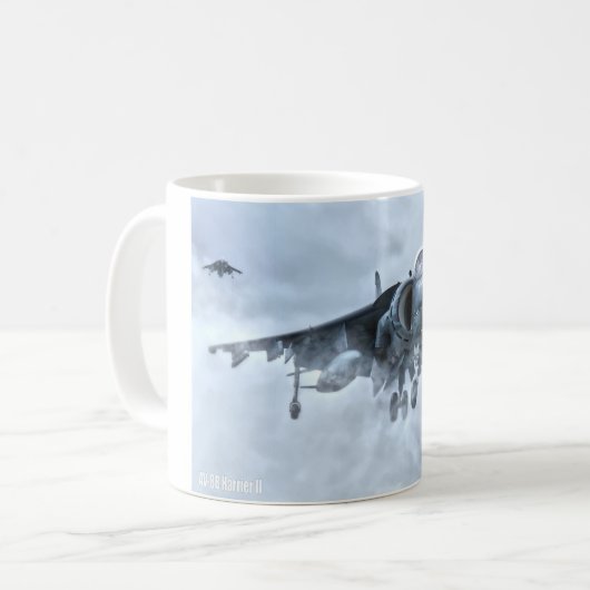 AV-8B HARRIER II KAFFEETASSE (Vorderseite Links)