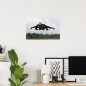 AV-8B Harrier II-Luftfahrzeug Poster (Heimbüro)