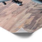 AV-8B Harrier II-Luftfahrzeug Poster (Ecke)