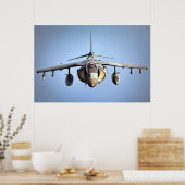 AV-8B Harrier II-Luftfahrzeug Poster (Küche)