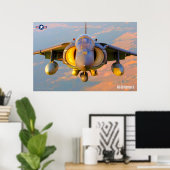 AV-8B HARRIER II POSTER (Heimbüro)