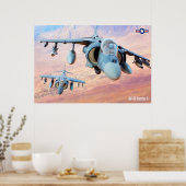 AV-8B HARRIER II POSTER (Küche)