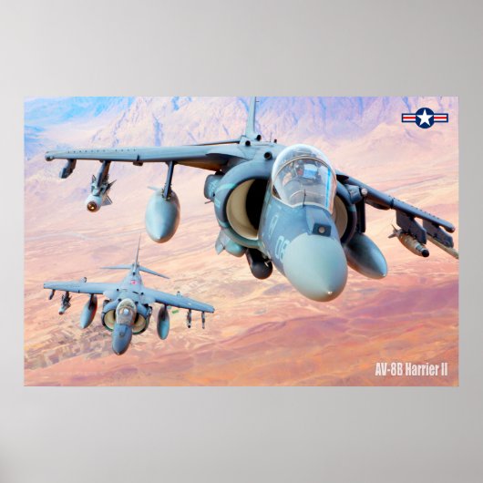 AV-8B HARRIER II POSTER (Vorne)