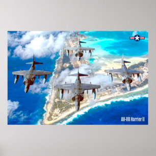 AV-8B HARRIER II POSTER