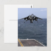 AV-8B Harrier II Postkarte (Vorne/Hinten)