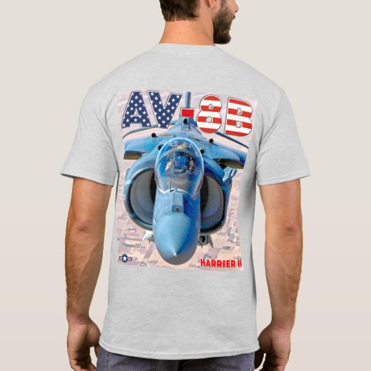 AV-8B HARRIER II T-Shirt (Rückseite)