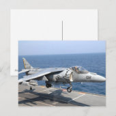 AV-8B Harrier Postkarte (Vorne/Hinten)