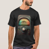 AV Techniker Volume VU Meter Audio Tech Sound Rec T-Shirt (Vorderseite)