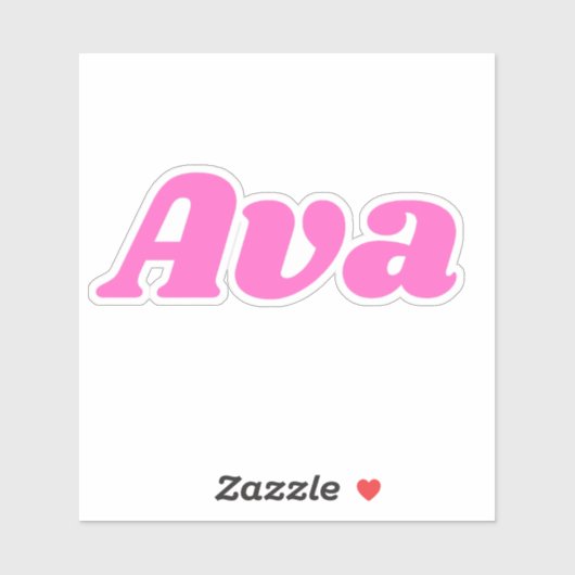 Ava Aufkleber (Blatt)