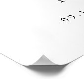 AVA Boho Terracotta & Succulent Wedding Willkommen Poster (Ecke)