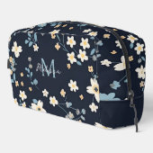 Ava Floral Blossom Mit Monogramm Waschbeutel (Rechte Ecke)