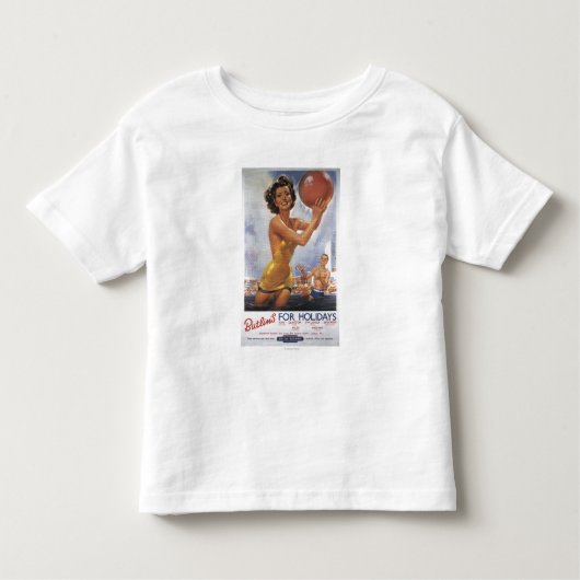 Ava Gardner identisches Butlins Lager Kleinkind T-shirt (Vorderseite)