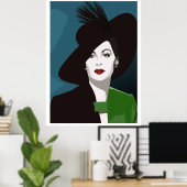 Ava Gardner Poster (Heimbüro)