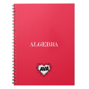 Ava Herz Rosa Notizblock