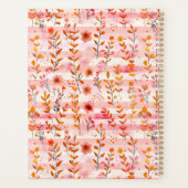 Ava Leigh Pink und Orange Wasserfarben Planer (Rückseite)