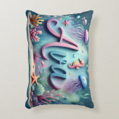 Ava Name Ocean Theme Dekorative Sea Life Dekokissen (Vorderseite(Vertikal))