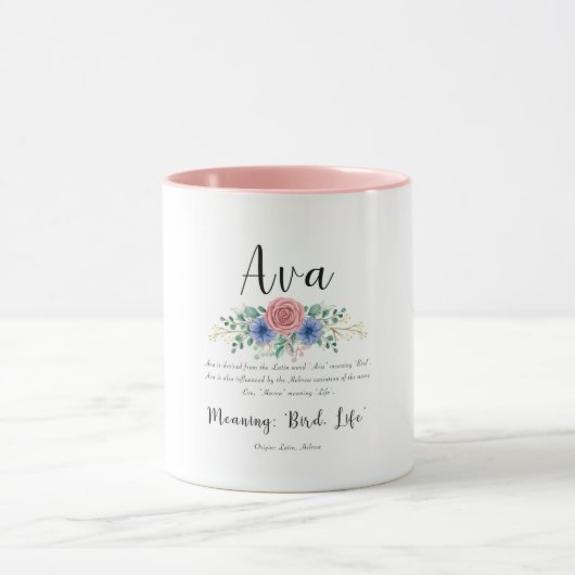 Ava Personalisierte Mug Tasse (Zentrum)