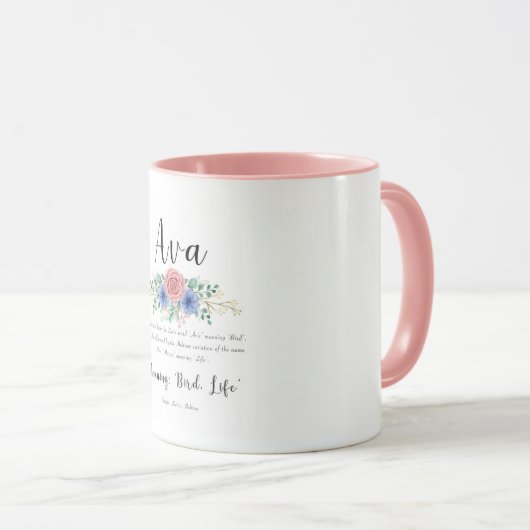 Ava Personalisierte Mug Tasse (VorderseiteRechts)