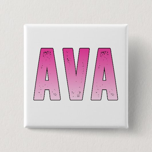 Ava rosa Name Button (Vorderseite)