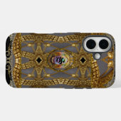 Ava Rue Gayla Monogram Case-Mate iPhone Hülle (Rückseite (Horizontal))