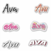 Ava Sticker Pack (Vorderseite)