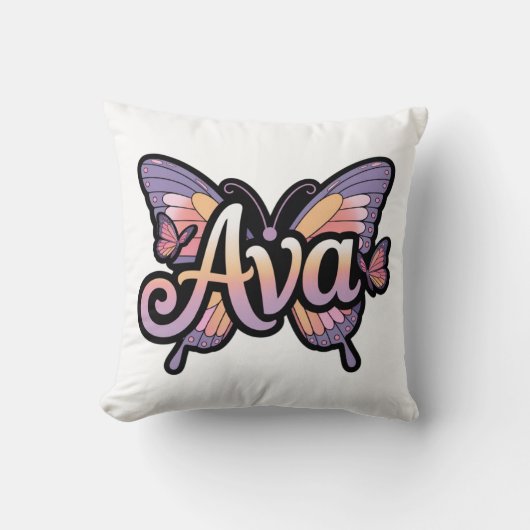 Ava Throw Tshirt Kissen (Vorderseite)