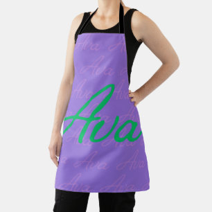 Ava Wiederholungsnamensmuster Schürze