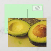 Avacado Card Postkarte (Vorne/Hinten)