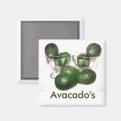 Avacado hübsch Magnet (Vorderseite/Rückseite)
