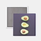 Avacado Liebe Green Cados Magnet (Vorderseite/Rückseite)