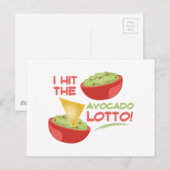 Avacado Lotto Postkarte (Vorne/Hinten)