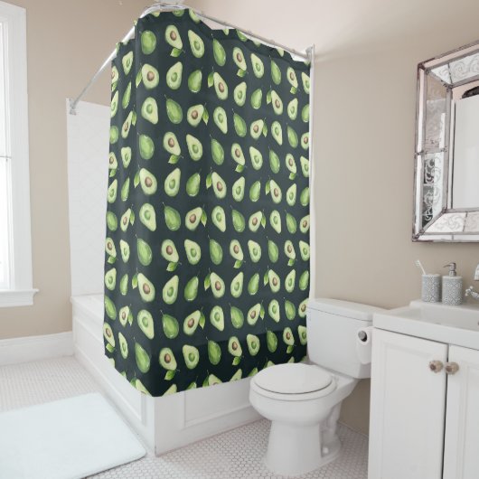 Avacado Pattern Duschvorhang (Beispiel)
